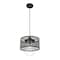 Z-Lite Kipton 1 Light Pendant, Matte Black & Clear 3037P11-MB - alternate 8